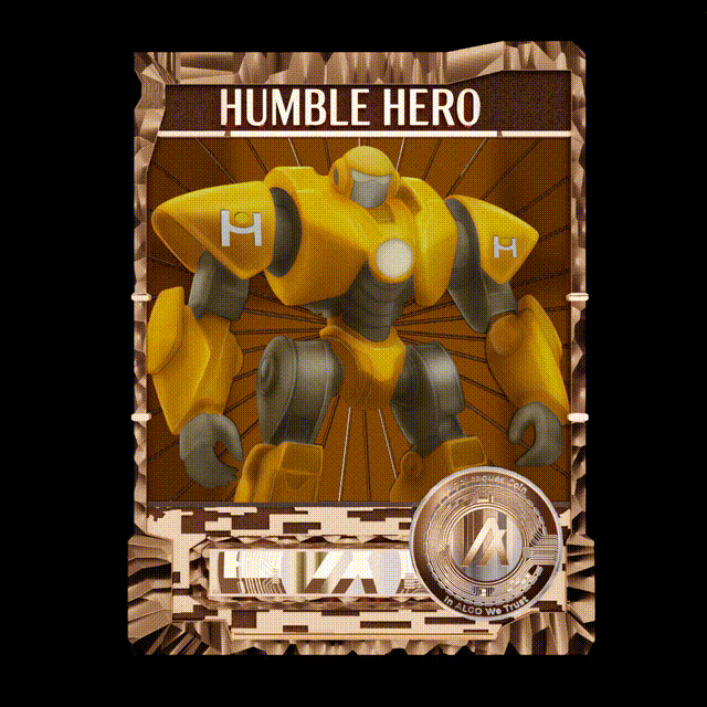 Algo Leagues NFT Humble Hero Rare 1651589718